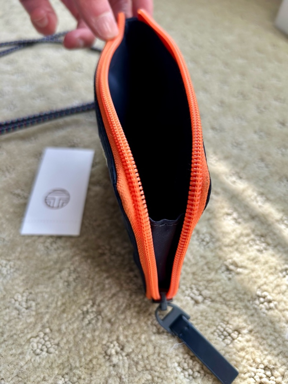 NWT Tory Burch Tory Sport Nylon Lanyard — Tory Navy - Picture 3 of 3